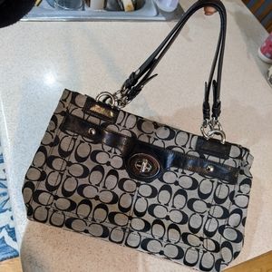*SALE* COACH black logo handbag